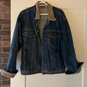 Vintage Jean Jacket w/ Corduroy Details